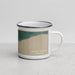 Right View Custom Grand Marais Minnesota Map Enamel Mug in Afternoon