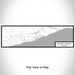 Flat View of Map Custom Grand Marais Minnesota Map Enamel Mug in Classic