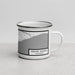 Right View Custom Grand Marais Minnesota Map Enamel Mug in Classic
