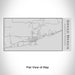 Rendered View of Grand Marais Minnesota Map Engraving on 17oz Stainless Steel Insulated Cola Bottle