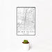 12x18 Grand Rapids Michigan Map Print Portrait Orientation in Classic Style With Small Cactus Plant in White Planter