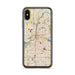 Custom Grand Rapids Michigan Map Phone Case in Woodblock