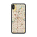 Custom Grand Rapids Michigan Map Phone Case in Woodblock