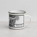 Right View Custom Grand Teton National Park Map Enamel Mug in Classic