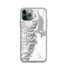 Custom Grand Teton National Park Map Phone Case in Classic