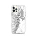 Custom Grand Teton National Park Map iPhone 12 Pro Phone Case in Classic