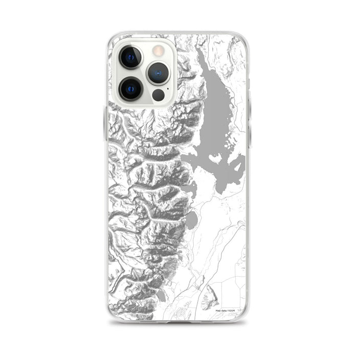 Custom Grand Teton National Park Map iPhone 12 Pro Max Phone Case in Classic