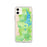 Custom Grand Teton National Park Map Phone Case in Watercolor