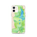 Custom Grand Teton National Park Map iPhone 12 Phone Case in Watercolor