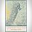 Grand Teton National Park Map Print Portrait Orientation in Woodblock Style With Shaded Background