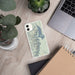 Custom Grand Teton National Park Map Phone Case in Woodblock