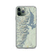 Custom Grand Teton National Park Map Phone Case in Woodblock