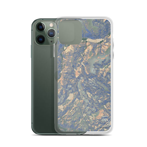 Custom Granite Peak Montana Map Phone Case in Afternoon