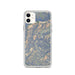 Custom iPhone 11 Granite Peak Montana Map Phone Case in Afternoon