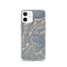 Custom iPhone 12 Granite Peak Montana Map Phone Case in Afternoon