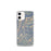 Custom iPhone 12 mini Granite Peak Montana Map Phone Case in Afternoon
