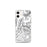 Custom iPhone 12 mini Granite Peak Montana Map Phone Case in Classic