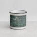 Front View Custom Grantsburg Wisconsin Map Enamel Mug in Afternoon