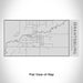 Rendered View of Grantsburg Wisconsin Map Engraving on 17oz Stainless Steel Insulated Cola Bottle