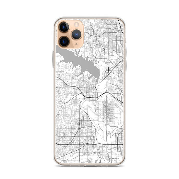 Custom Grapevine Texas Map Phone Case in Classic
