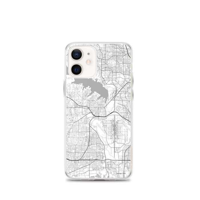 Custom Grapevine Texas Map iPhone 12 mini Phone Case in Classic