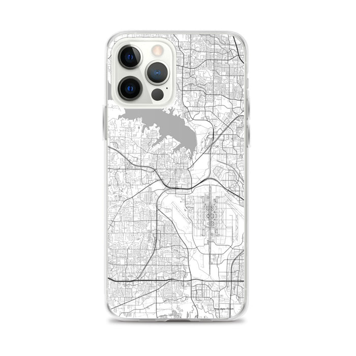 Custom Grapevine Texas Map iPhone 12 Pro Max Phone Case in Classic