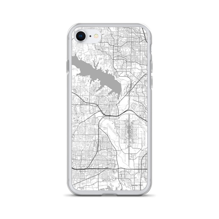 Custom Grapevine Texas Map iPhone SE Phone Case in Classic