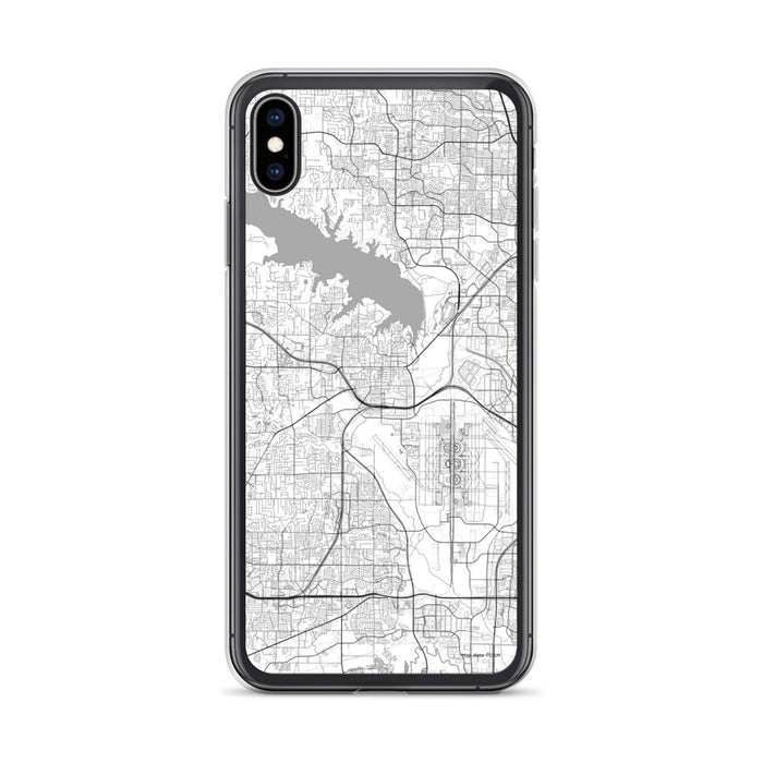 Custom Grapevine Texas Map Phone Case in Classic