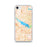Custom Grapevine Lake Texas Map iPhone SE Phone Case in Watercolor