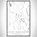 Great Barrington Massachusetts Map Print Portrait Orientation in Classic Style With Shaded Background