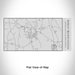 Rendered View of Great Barrington Massachusetts Map Engraving on 17oz Stainless Steel Insulated Cola Bottle
