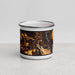 Front View Custom Great Barrington Massachusetts Map Enamel Mug in Ember