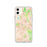 Custom iPhone 11 Great Barrington Massachusetts Map Phone Case in Watercolor
