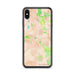 Custom iPhone XS Max Great Barrington Massachusetts Map Phone Case in Watercolor