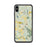 Custom iPhone XS Max Great Barrington Massachusetts Map Phone Case in Woodblock