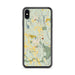 Custom iPhone XS Max Great Barrington Massachusetts Map Phone Case in Woodblock