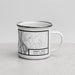 Right View Custom Great Falls South Carolina Map Enamel Mug in Classic