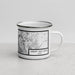 Right View Custom Great Salt Lake Utah Map Enamel Mug in Classic