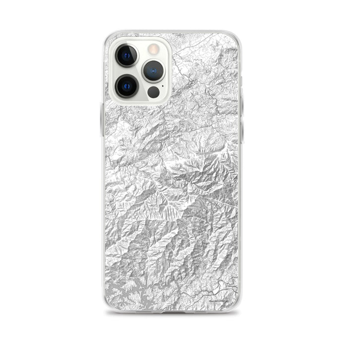 Custom Great Smoky Mountains National Park Map iPhone 12 Pro Max Phone Case in Classic