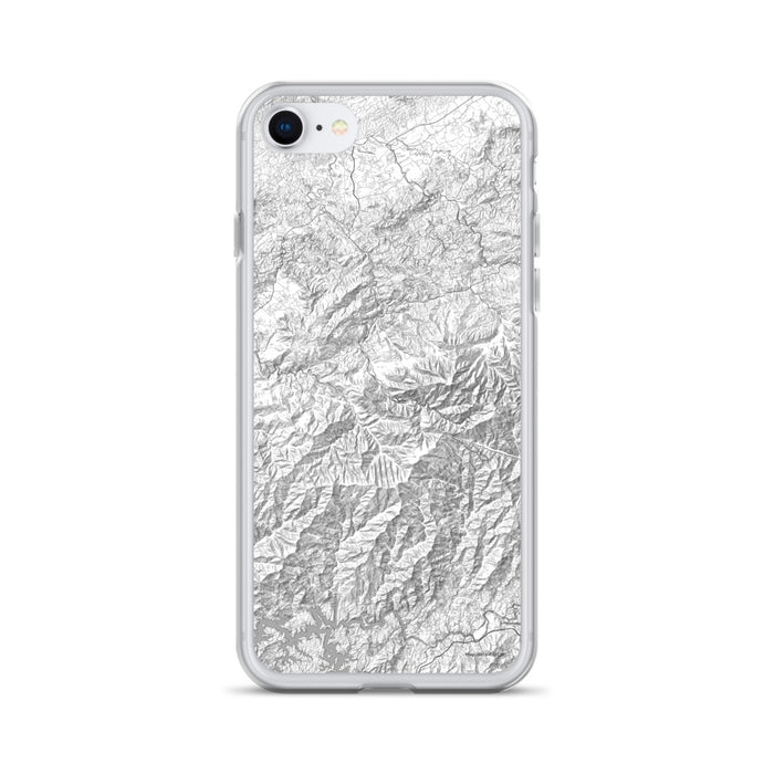 Custom Great Smoky Mountains National Park Map iPhone SE Phone Case in Classic