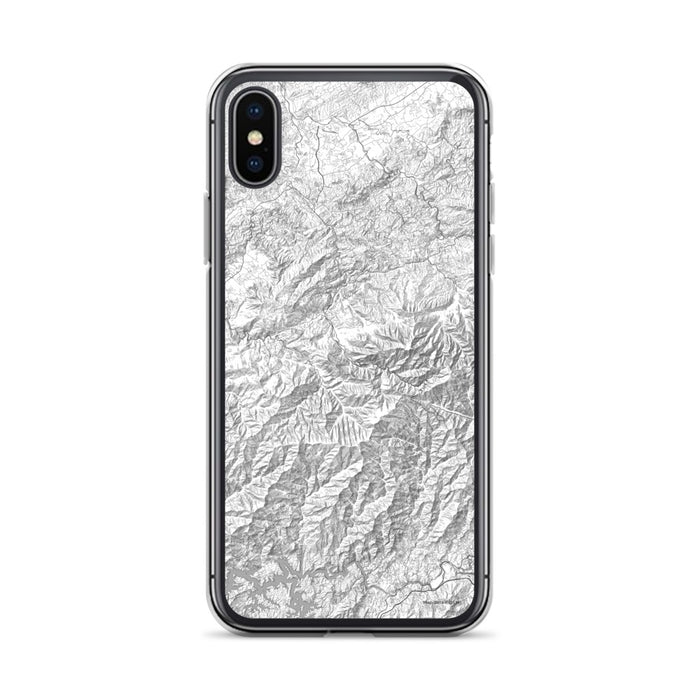Custom Great Smoky Mountains National Park Map Phone Case in Classic