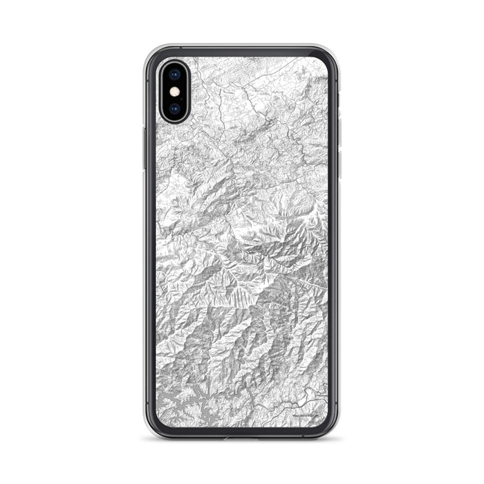 Custom Great Smoky Mountains National Park Map Phone Case in Classic