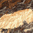 Great Smoky Mountains National Park Map Print in Ember Style Zoomed In Close Up Showing Details