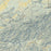 Great Smoky Mountains National Park Map Print in Woodblock Style Zoomed In Close Up Showing Details