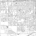 Greeley Colorado Map Print in Classic Style Zoomed In Close Up Showing Details