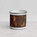 Front View Custom Greenacres Florida Map Enamel Mug in Ember