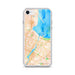 Custom Green Bay Wisconsin Map iPhone SE Phone Case in Watercolor