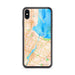 Custom Green Bay Wisconsin Map Phone Case in Watercolor