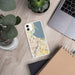 Custom Green Bay Wisconsin Map Phone Case in Woodblock