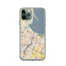 Custom Green Bay Wisconsin Map Phone Case in Woodblock